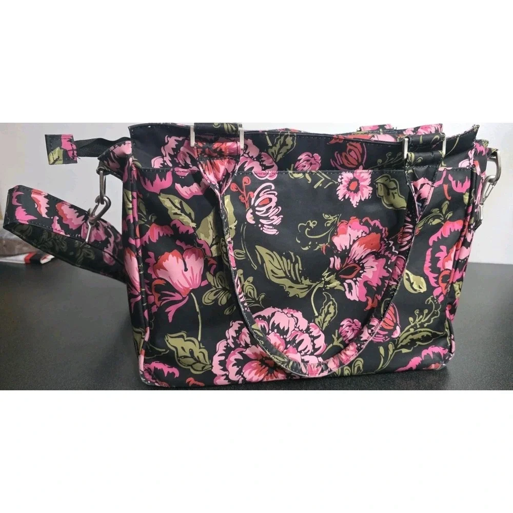 JuJuBe B.F.F Floral‎ Multi-Functional Convertible Diaper Bag Be Classy